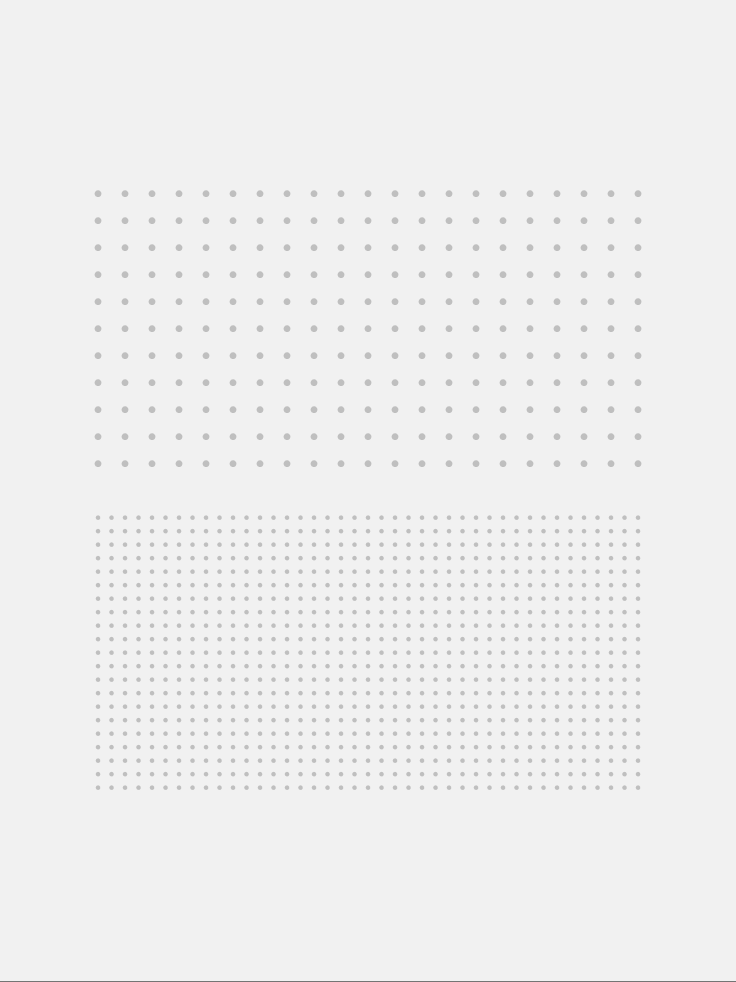 Four dot grid variations: gray dots at two densities and pink dots at two densities