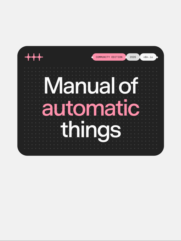 Do: a dark “Manual of automatic things” card with short capsule labels