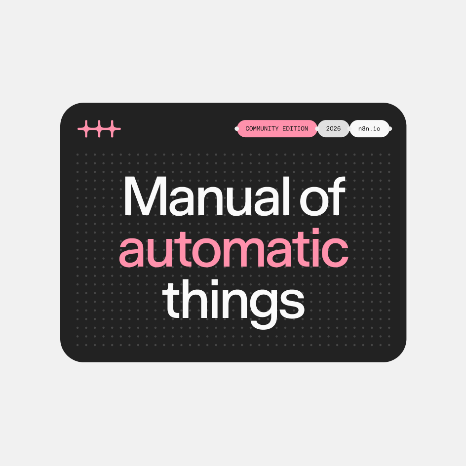 Do: a dark “Manual of automatic things” card with short capsule labels